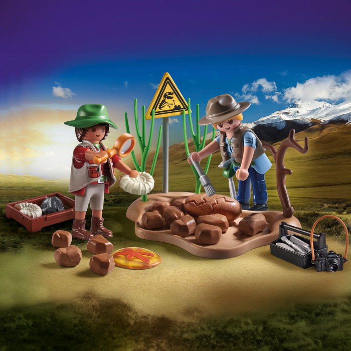 PLAYMOBIL - Kit de Fouille Paléontologique Promo Packs avec Fossiles et Outils - Jeu de Construction et Découverte - Réf. 71805 - Pour Enfants 4 Ans et Plus PLAYMOBIL - Kit de Fouille Paléontologique Promo Packs avec Fossiles et Outils - Jeu de Construction et Découverte - Réf. 71805 - Pour Enfants 4 Ans et Plus