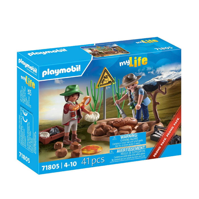 PLAYMOBIL - Kit de Fouille Paléontologique Promo Packs avec Fossiles et Outils - Jeu de Construction et Découverte - Réf. 71805 - Pour Enfants 4 Ans et Plus PLAYMOBIL - Kit de Fouille Paléontologique Promo Packs avec Fossiles et Outils - Jeu de Construction et Découverte - Réf. 71805 - Pour Enfants 4 Ans et Plus