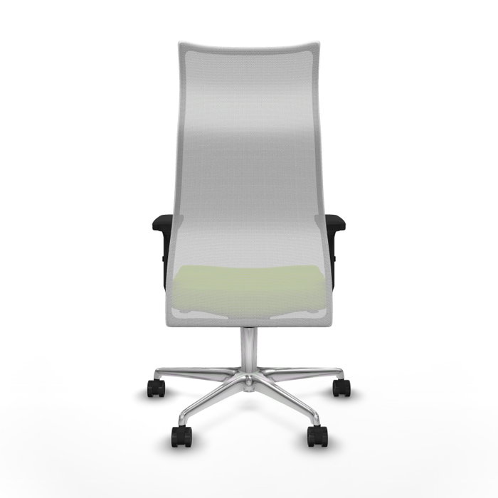 Piqueras y Crespo Fauteuil de Bureau Albacete Pistache et Blanc