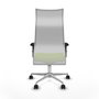 Piqueras y Crespo Fauteuil de Bureau Albacete Pistache et Blanc