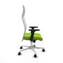 Piqueras y Crespo Fauteuil de Bureau Albacete Pistache et Blanc
