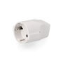Solera Base aérienne Schuko T/t latéral 10/16 A 250 V blanc