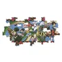 Clementoni - Puzzle Compact 1000 Pièces Panorama Dragon Ball Super - 98 x 33 cm - avec Poster - Jeu Cadeau