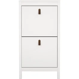 Meuble à chaussures Blanc 8 paires 53,8 x 24,6 x 102,9 cm - MADRID