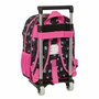Cartable à roulettes Kuromi Noir Fuchsia 26 x 11 x 67 cm 26 x 34 x 11 cm