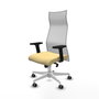 Piqueras y Crespo Chaise de Bureau Albacete Crème et Blanc