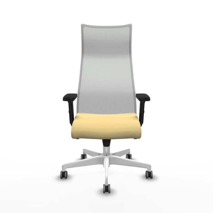 Piqueras y Crespo Chaise de Bureau Albacete Crème et Blanc Piqueras y Crespo Chaise de Bureau Albacete Crème et Blanc