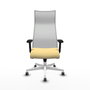 Piqueras y Crespo Chaise de Bureau Albacete Crème et Blanc