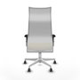 Piqueras y Crespo Chaise de Bureau Albacete Crème et Blanc