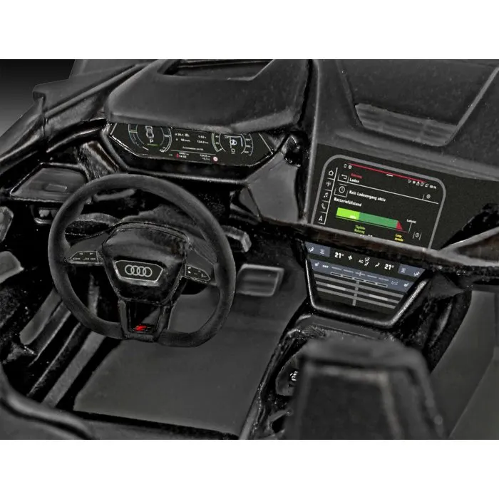 Revell - Maquette à construire 1:24 - Audi RS E-Tron GT - Click & Clean System - Pièces pré-peintes - Sans colle - Détails réalistes