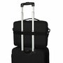 Targus EcoSmart Briefcase Coastline 15-16" - Sacoche messager pour ordinateur portable avec protection SafePort Sling, fabriqué en plastique océanique, noir