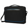 Targus EcoSmart Briefcase Coastline 15-16" - Sacoche messager pour ordinateur portable avec protection SafePort Sling, fabriqué en plastique océanique, noir