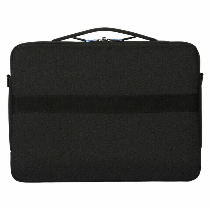 Targus EcoSmart Briefcase Coastline 15-16" - Sacoche messager pour ordinateur portable avec protection SafePort Sling, fabriqué en plastique océanique, noir