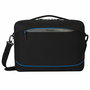 Targus EcoSmart Briefcase Coastline 15-16" - Sacoche messager pour ordinateur portable avec protection SafePort Sling, fabriqué en plastique océanique, noir