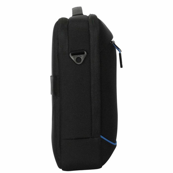 Targus EcoSmart Briefcase Coastline 15-16" - Sacoche messager pour ordinateur portable avec protection SafePort Sling, fabriqué en plastique océanique, noir
