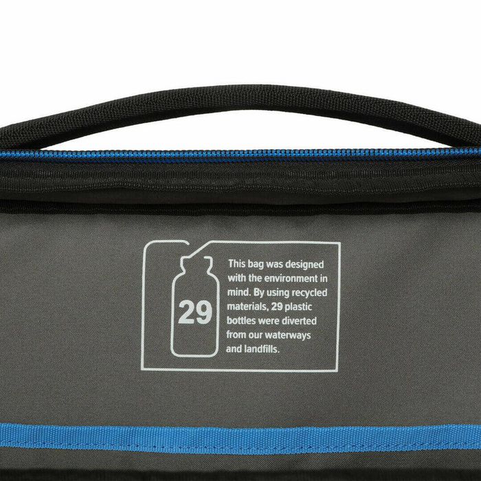 Targus EcoSmart Briefcase Coastline 15-16" - Sacoche messager pour ordinateur portable avec protection SafePort Sling, fabriqué en plastique océanique, noir