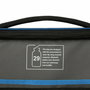 Targus EcoSmart Briefcase Coastline 15-16" - Sacoche messager pour ordinateur portable avec protection SafePort Sling, fabriqué en plastique océanique, noir