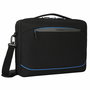 Targus EcoSmart Briefcase Coastline 15-16" - Sacoche messager pour ordinateur portable avec protection SafePort Sling, fabriqué en plastique océanique, noir