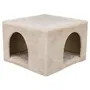 Trixie Abri douillet en peluche pour lapins et petits rongeurs, 36 x 25 x 36 cm, couleur beige