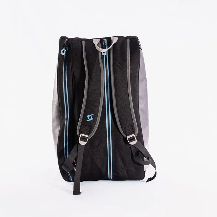 Siux Pulse Sac de padel 37 L Bleu Gris Noir - 1 à 2 raquettes