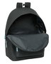 Safta Mochila Double pour Ordinateur Portable 15,6" avec Port USB et Porte-Câble El Pulpo "Graphite" 31 x 44 x 18 cm