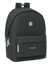 Safta Mochila Double pour Ordinateur Portable 15,6" avec Port USB et Porte-Câble El Pulpo "Graphite" 31 x 44 x 18 cm