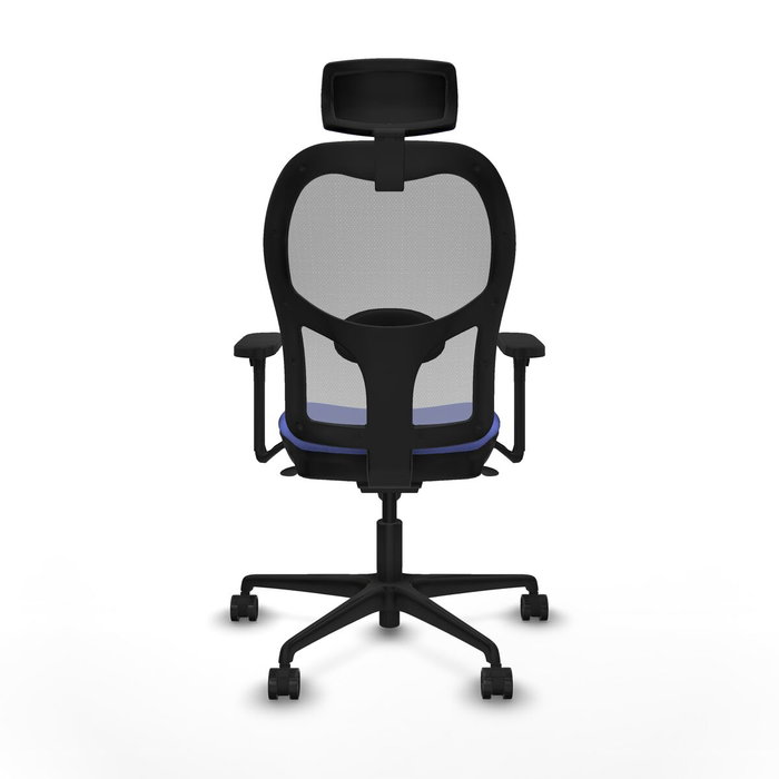 Piqueras y Crespo Chaise de Bureau 3D036N2 Bleu clair avec Appui-tête