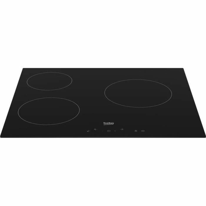 Beko HIC63400 Table de cuisson vitrocéramique 3 foyers 60 cm