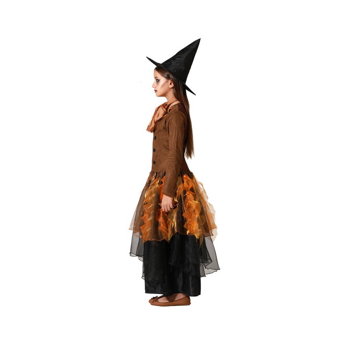 BigBuy Carnival Déguisement Sorcière pour Enfants - Marron et Orange (3-4 Ans) inevitable