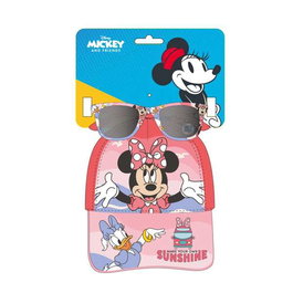 Cerdá Gorra et lunettes de soleil Minnie - Taille 53 cm - Pour enfant dès 3 ans - Rose
