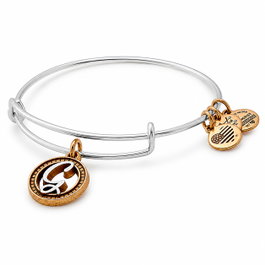 Alex And Ani Pulsera Letra G II Bicolor