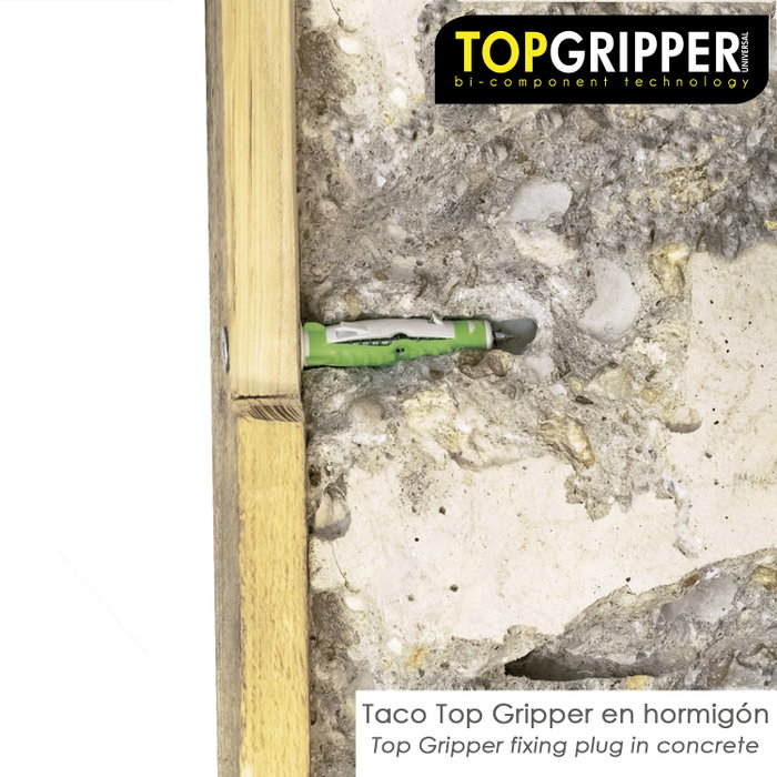 WOLFPACK LINEA PROFESIONAL Cheville Topgripper Bimaterial Ø 10 mm (Boîte de 75 unités) WOLFPACK LINEA PROFESIONAL Cheville Topgripper Bimaterial Ø 10 mm (Boîte de 75 unités)