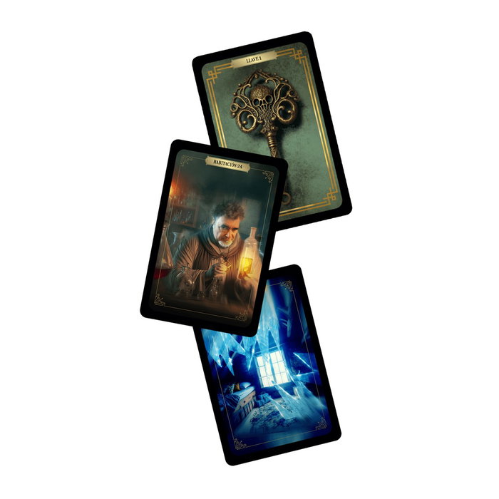 Shadowlands Ediciones JDM001 Jeu de Société Hotel Lovecraft - Jeu de Plateau Coopératif Version Espagnole 1-5 Joueurs dès 14 Ans