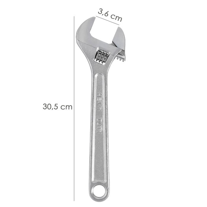 WOLFPACK LINEA PROFESIONAL Clé Ajustable Moleta 12 pouces