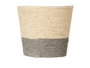 Ibergarden Macetero corde 15x14 cm gris naturel (Set de 24)
