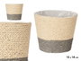 Ibergarden Macetero corde 15x14 cm gris naturel (Set de 24)