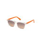 Guess Lunettes de Soleil Homme Carrées GU00129 49mm Transparentes