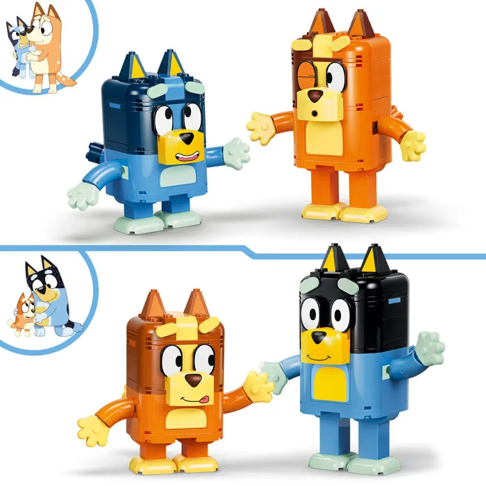 LEGO Bluey 11217 La Famille de Bluey en Briques Jeu Créatif dès 5 ans Fille ou Garçon
