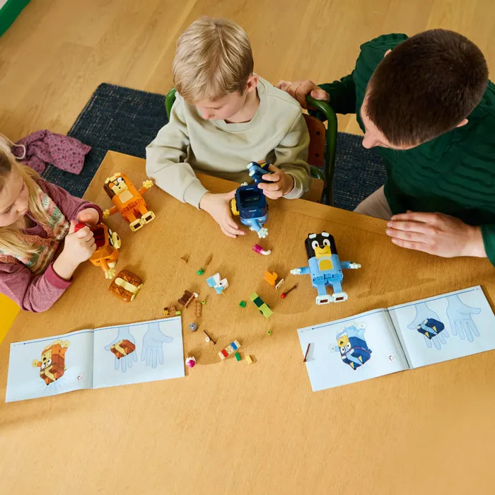 LEGO Bluey 11217 La Famille de Bluey en Briques Jeu Créatif dès 5 ans Fille ou Garçon