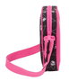 Safta Sac bandoulière Kuromi pour enfants - Noir et rose - 16 x 18 x 4 cm