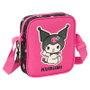 Safta Sac à Bandoulière Kuromi Noir Fuchsia
