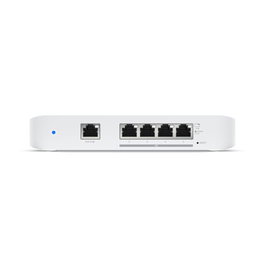 Ubiquiti USW Flex XG - Switch réseau Layer 2 géré avec 4 ports 10GbE RJ45 et 1 port GbE PoE+ d'alimentation - Format compact