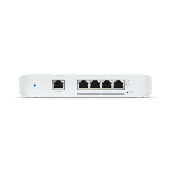 Ubiquiti USW Flex XG - Switch réseau Layer 2 géré avec 4 ports 10GbE RJ45 et 1 port GbE PoE+ d'alimentation - Format compact Ubiquiti USW Flex XG - Switch réseau Layer 2 géré avec 4 ports 10GbE RJ45 et 1 port GbE PoE+ d'alimentation - Format compact