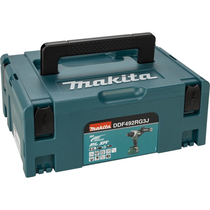 Makita DDF492RG3J Perceuse-visseuse sans fil avec 3 batteries 6,0 Ah