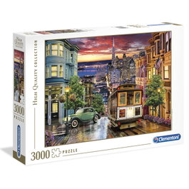 CLEMENTONI Puzzle San Francisco - 3000 pièces - Dimensions du puzzle assemblé : 118.4 x 84.5 cm