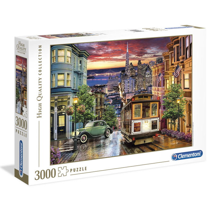 CLEMENTONI Puzzle San Francisco - 3000 pièces - Dimensions du puzzle assemblé : 118.4 x 84.5 cm CLEMENTONI Puzzle San Francisco - 3000 pièces - Dimensions du puzzle assemblé : 118.4 x 84.5 cm