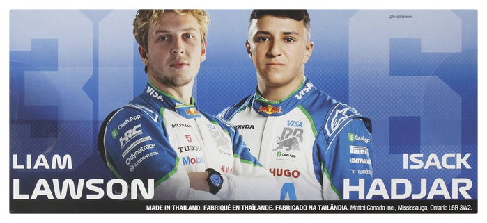 Mattel Hot Wheels Premium Pack de 2 Véhicules Formule 1 1:64 Team Visa Cash App Racing Bulls Mattel Hot Wheels Premium Pack de 2 Véhicules Formule 1 1:64 Team Visa Cash App Racing Bulls