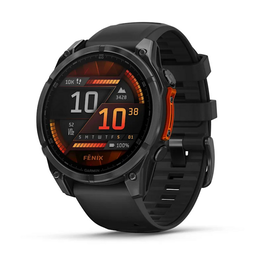 Garmin Montre Connectée Fenix 8 Sapphire Edition Noir, référence 010-02904-21