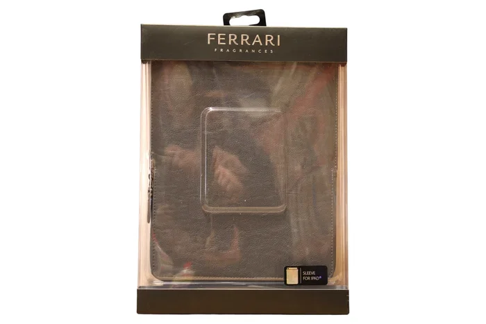 Ferrari Cavallino Sac en cuir Noir pour iPad