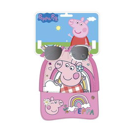 Cerdá T51C Casquette et lunettes de soleil Peppa Pig pour enfants - 51 cm